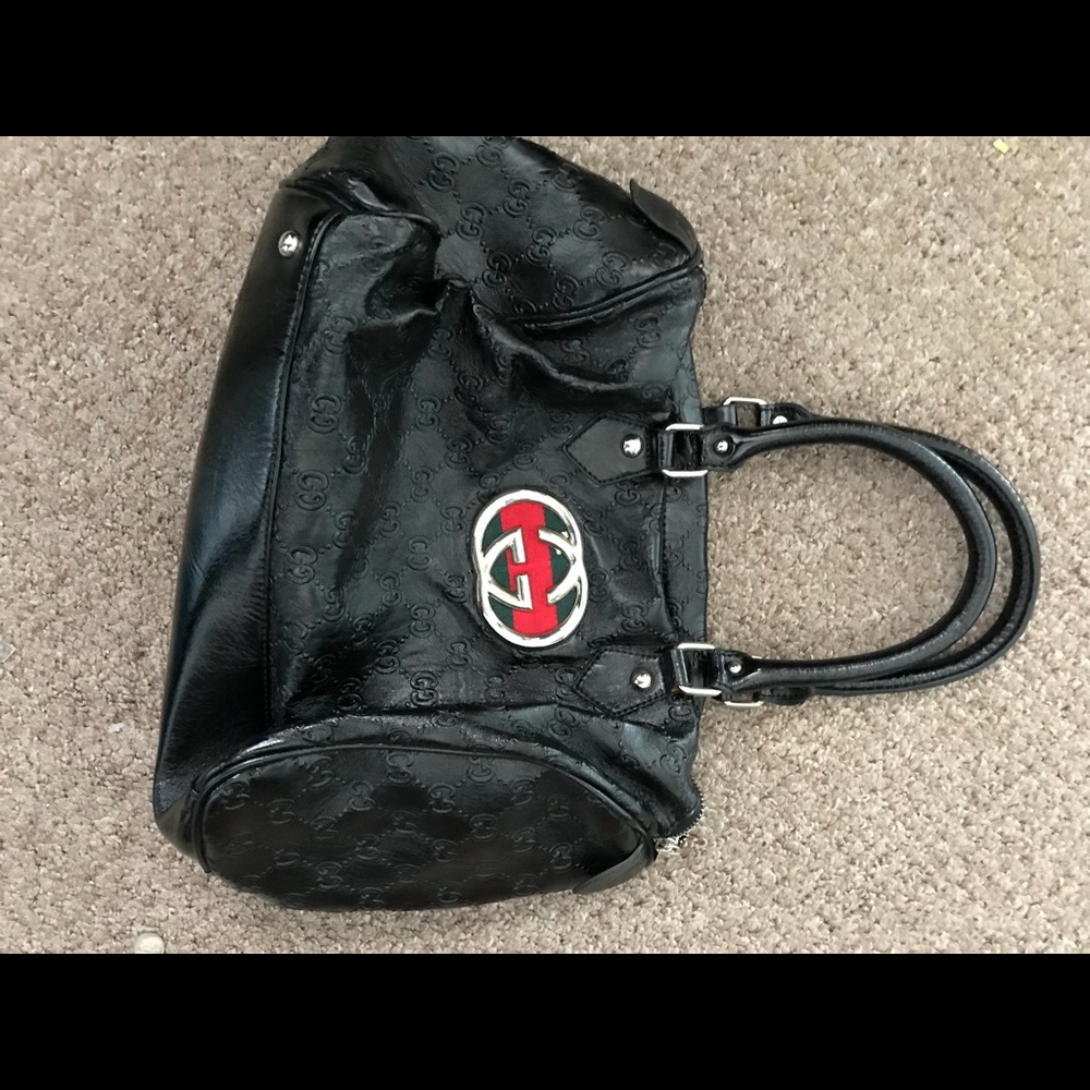 Black and gold bag